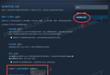 Steam个人资料页面关闭评论/留言框方法-CSGO RushB中文网